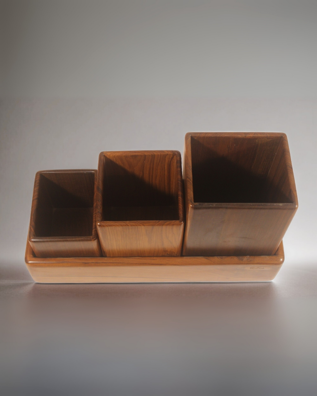 Trayah Patra - Teakwood Containers