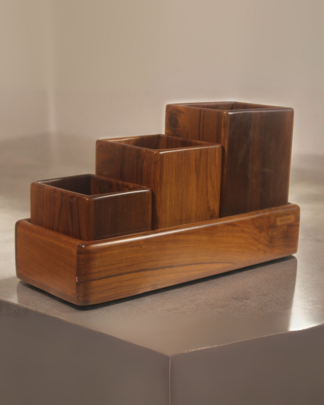 Trayah Patra - Teakwood Containers