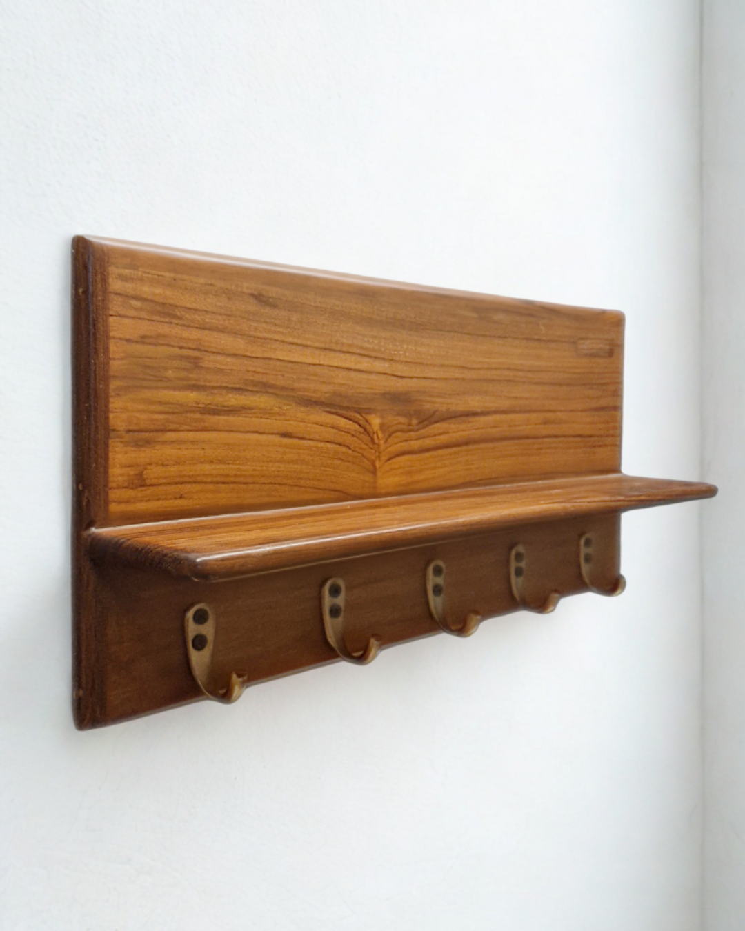 Dha - The Key holder with shelf (Teakwood)