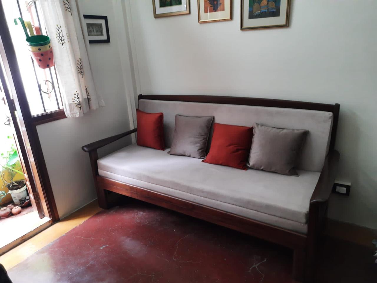 Bespoke Teakwood Woody Scissoring Sofa Cum Bed