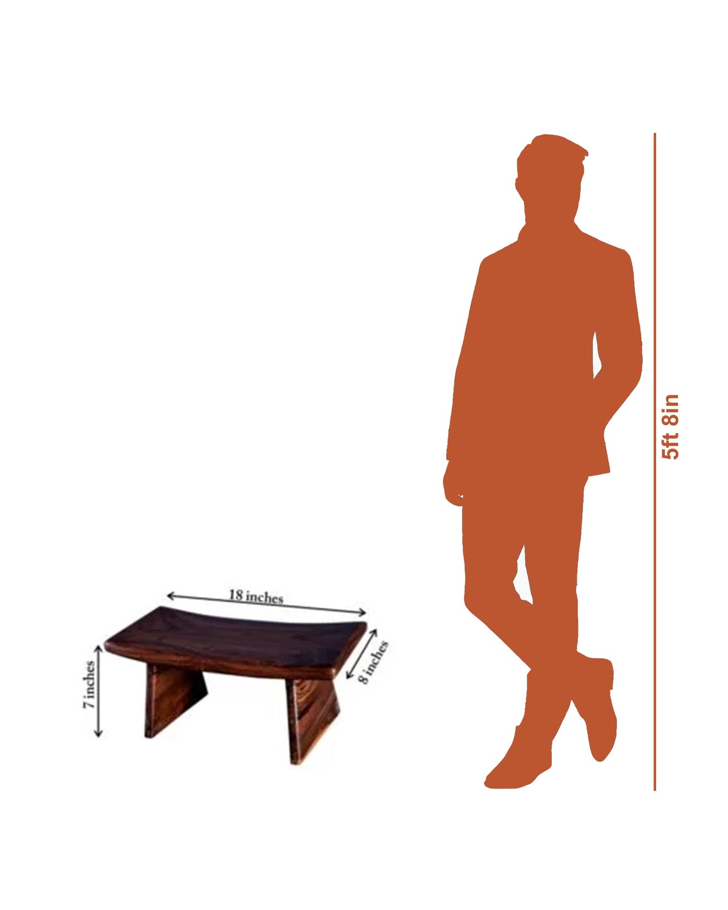 Teakwood Meditation Bench - Dhya