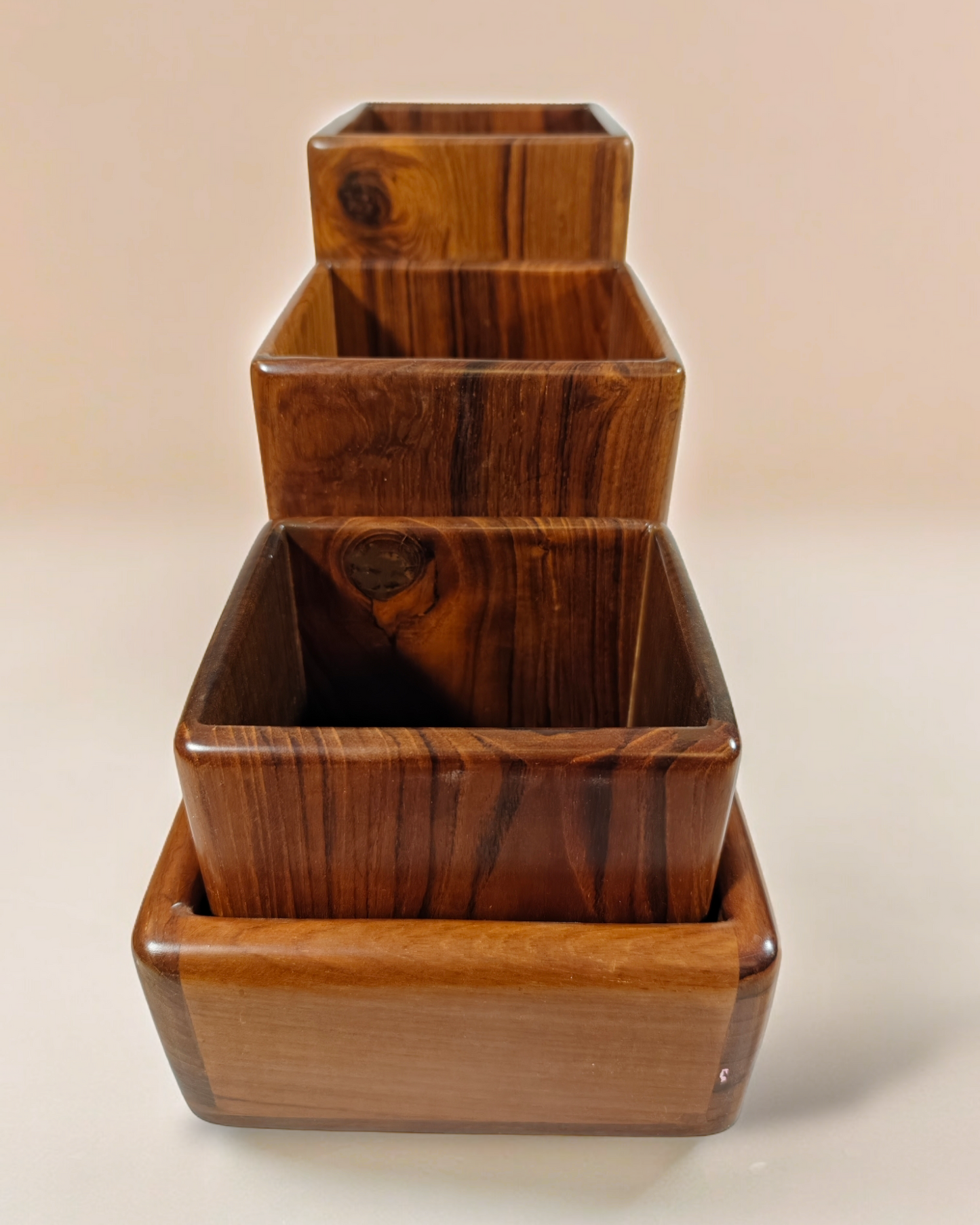 Trayah Patra - Teakwood Containers