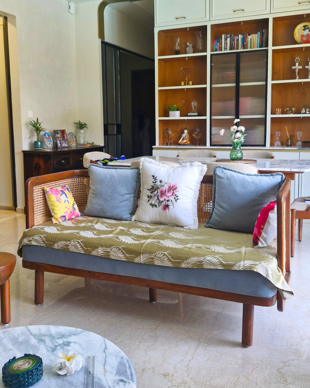 Two Seater Rattan Sofa