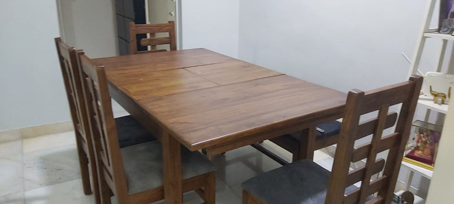 Bespoke Teakwood Dining set - Extendable Butterfly