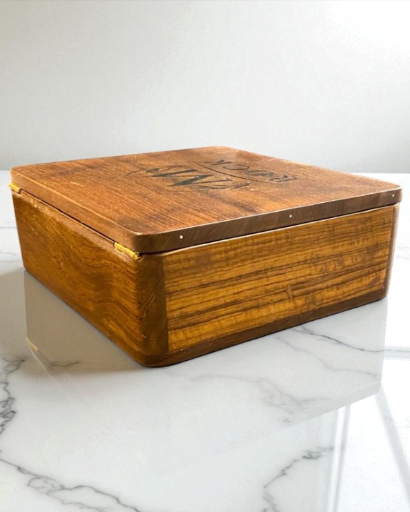 The Bespoke Teakwood Tea Bag Holder