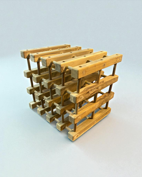 Bespoke Teakwood bottle holder
