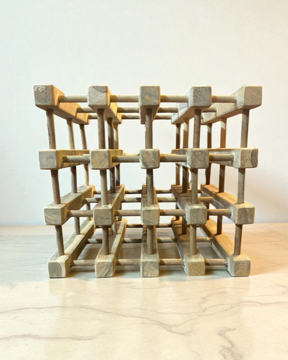 Bespoke Teakwood bottle holder