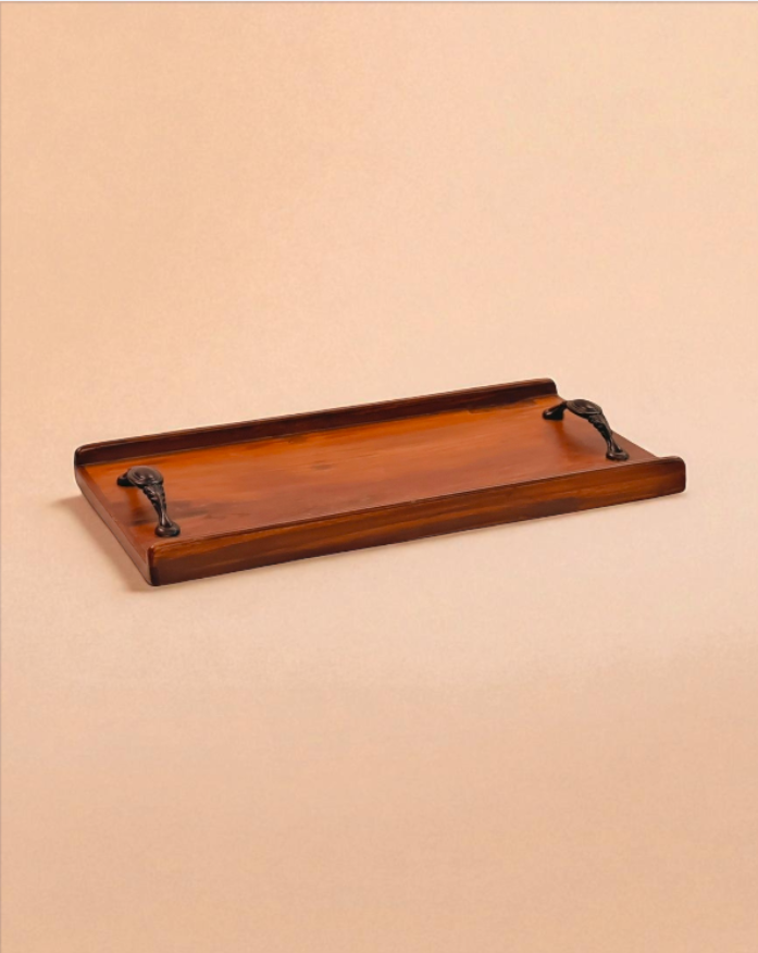 Teakwood Tray - Vara Pranta