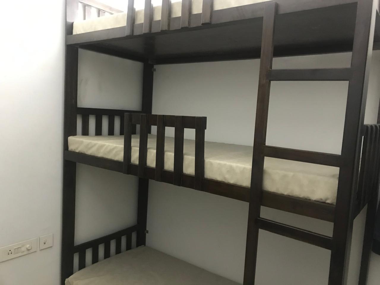 Bespoke Teakwood 3 Level Bunk Bed