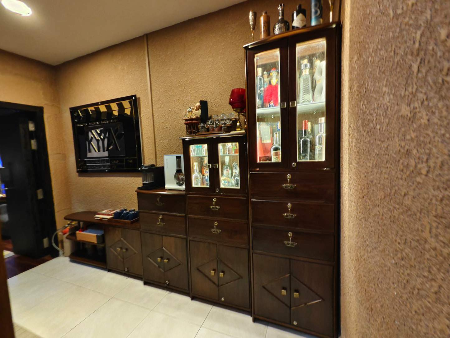 Bespoke Showcase Unit in Teakwood