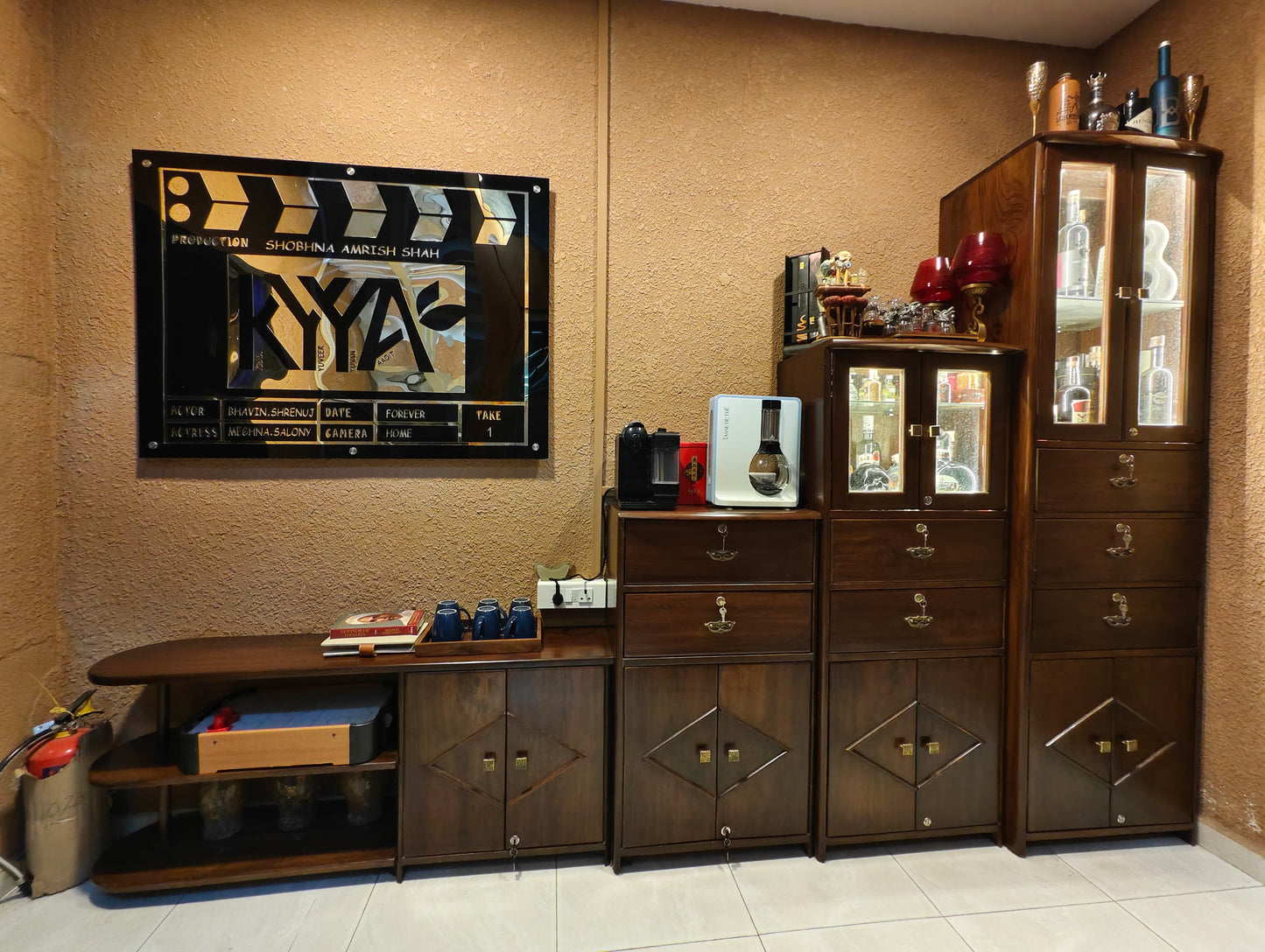 Bespoke Showcase Unit in Teakwood