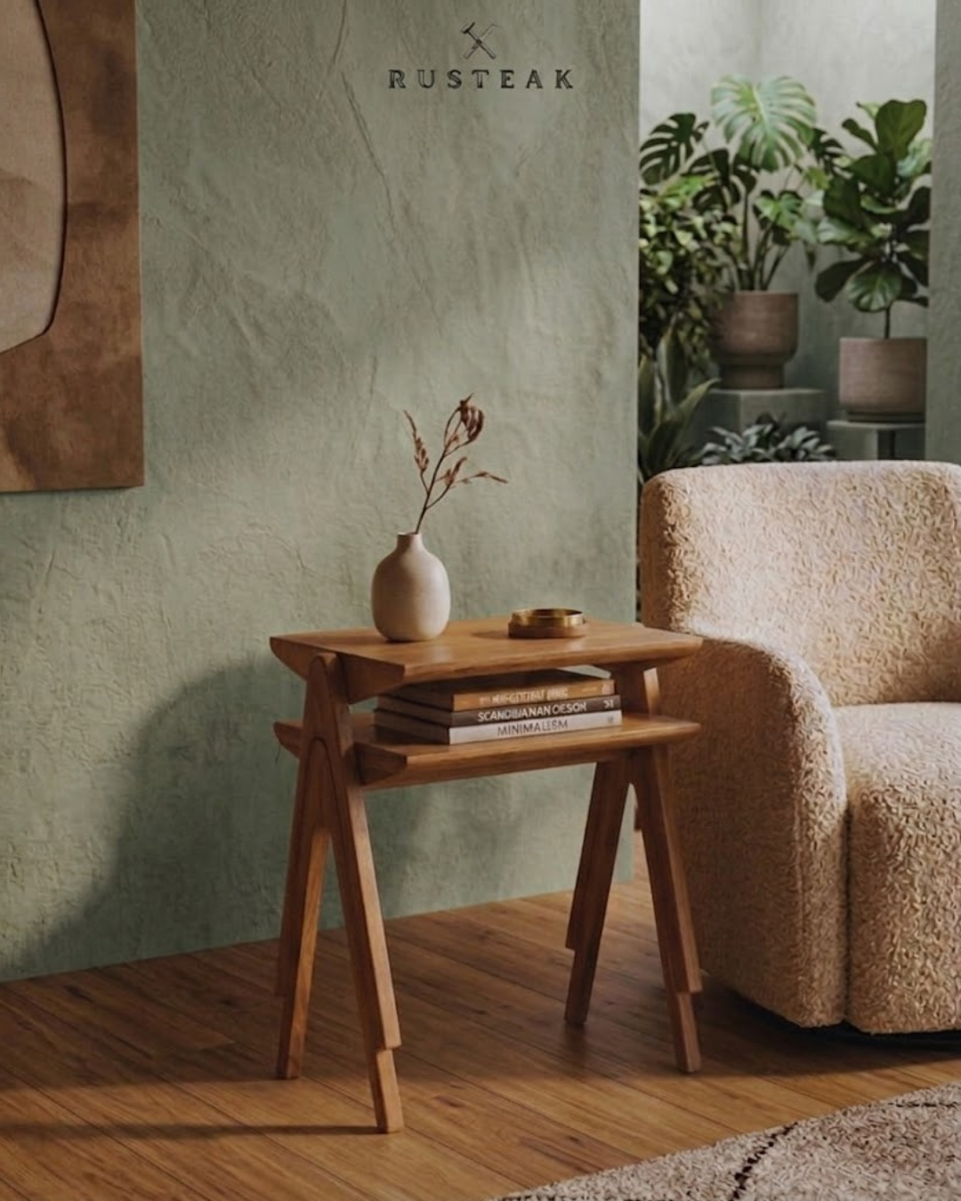 Bespoke Teakwood Nesting Tables- stackable