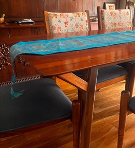 Teakwood dining table from Rusteak - A Timeless heirloom for generations