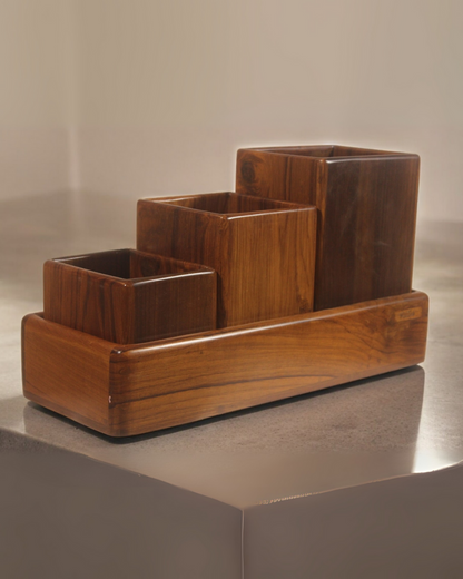 Trayah Patra - Teakwood Containers