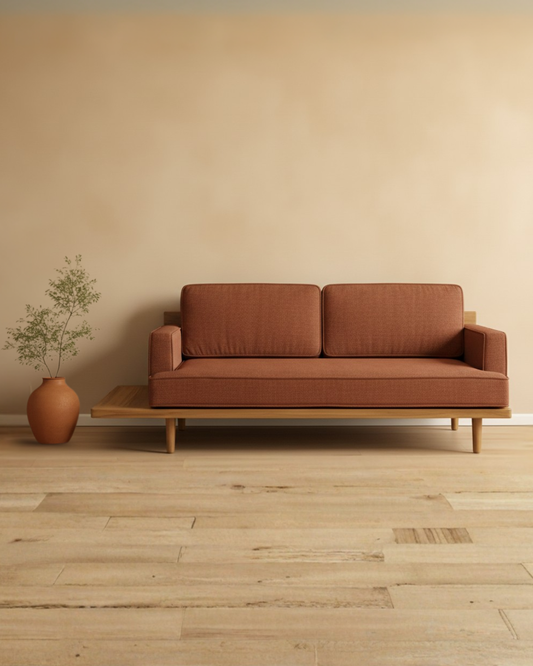 Integrated sofa - 3 seater with a table