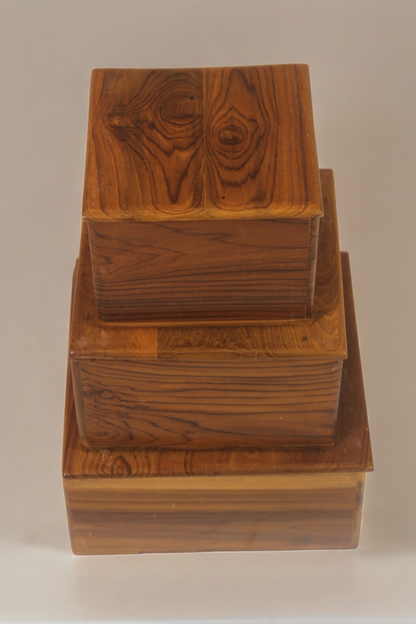 Annata - Vintage Teakwood Storage Boxes