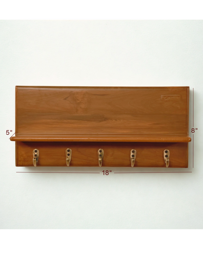 Dha - The Key holder with shelf (Teakwood)