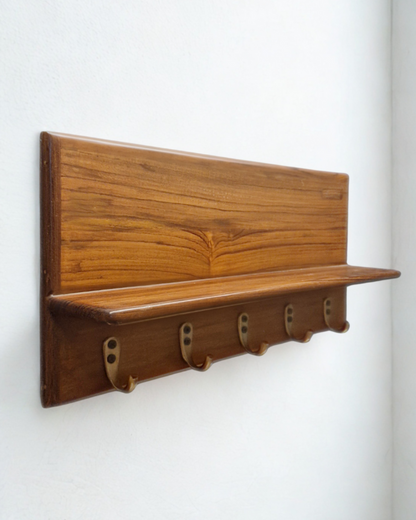 Dha - The Key holder with shelf (Teakwood)