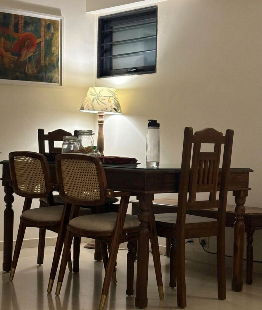 Bespoke Rattan-Back Dining Chair
