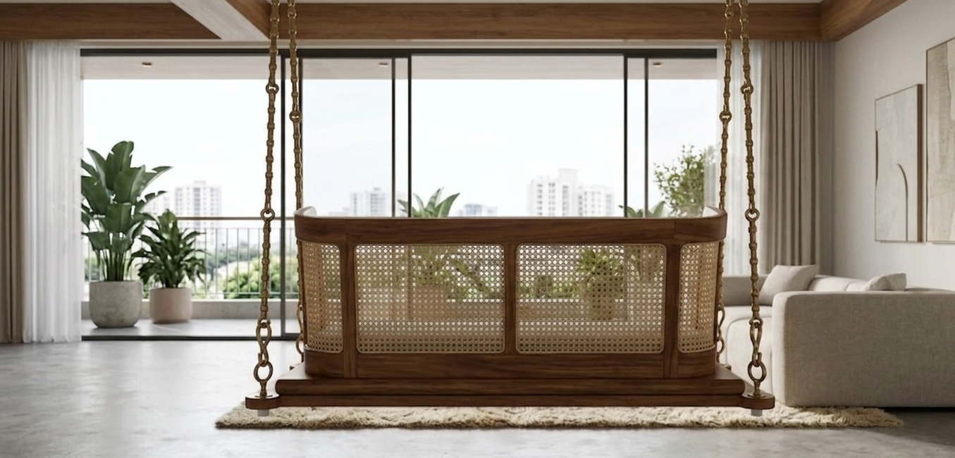 Bespoke Teakwood Reversible Swing