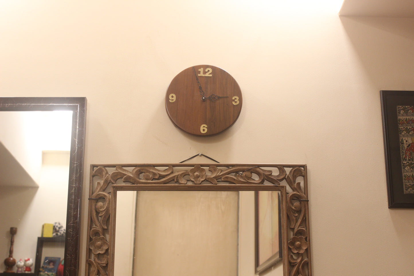 Samya - Wall Clock (Teakwood)