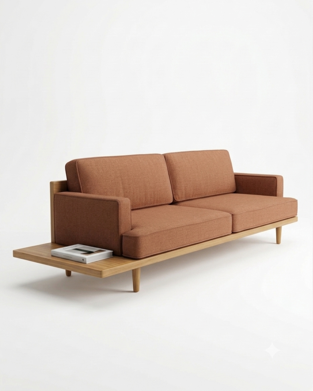 Integrated sofa - 3 seater with a table