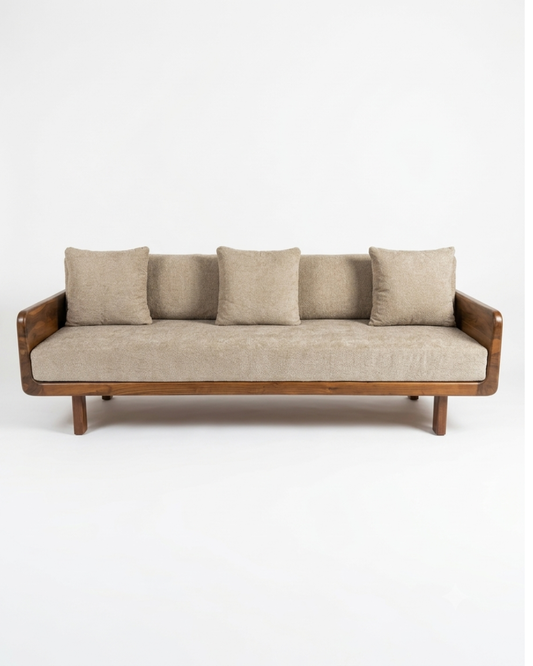 Sukhasandah- Luxury 3 seater Teakwood sofa