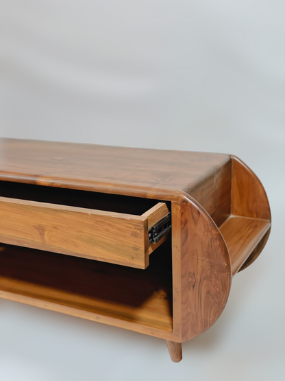 Large Teakwood Shoe console - Sandhuka