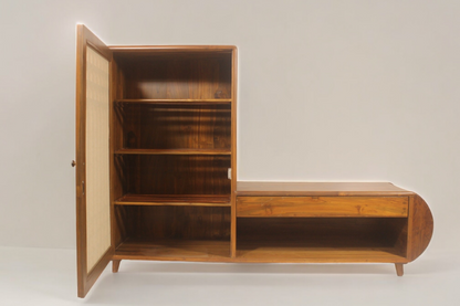 Large Teakwood Shoe console - Sandhuka