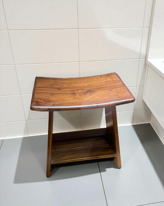 Bespoke Teakwood Shower Stool