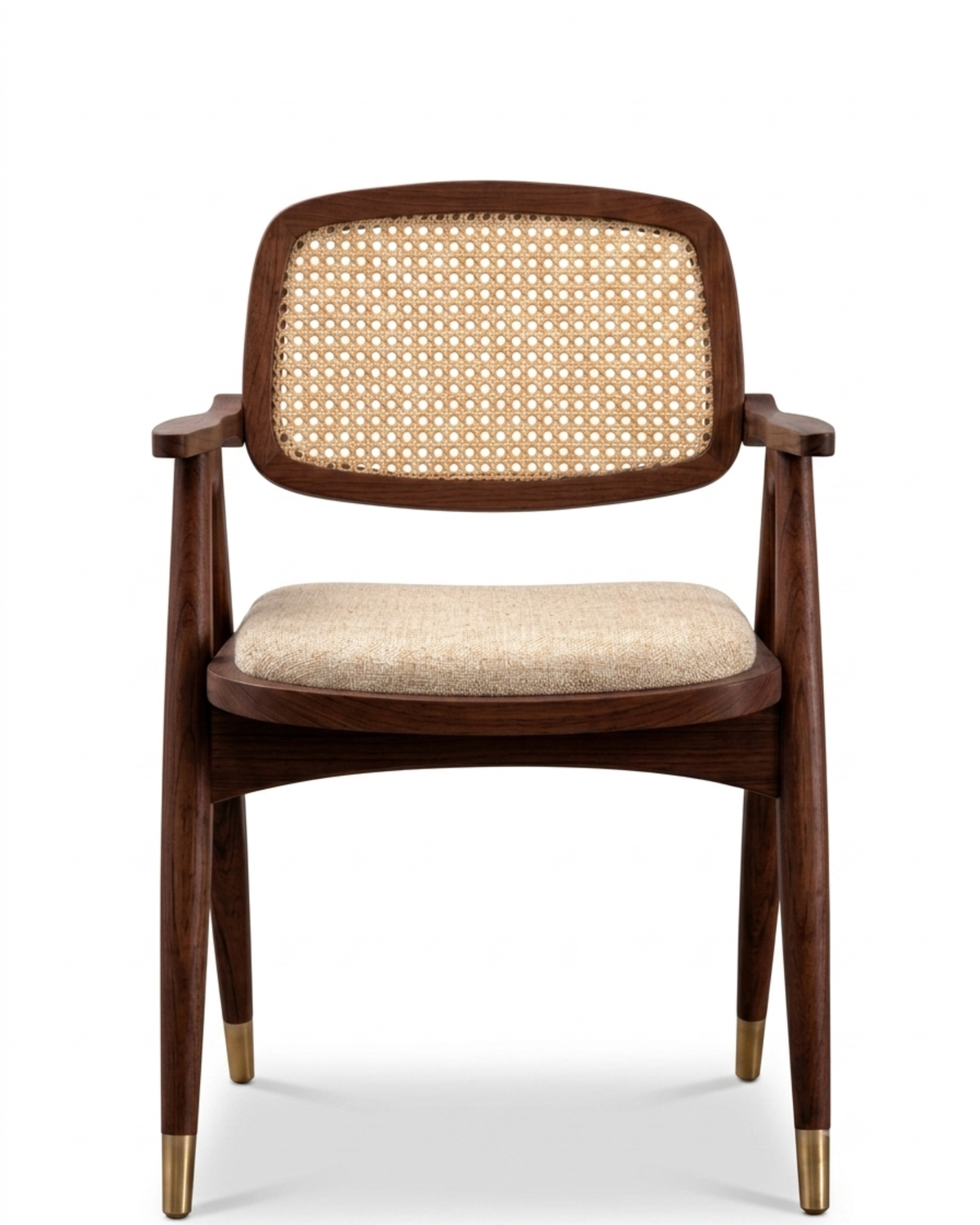Bespoke Rattan-Back Dining Chair