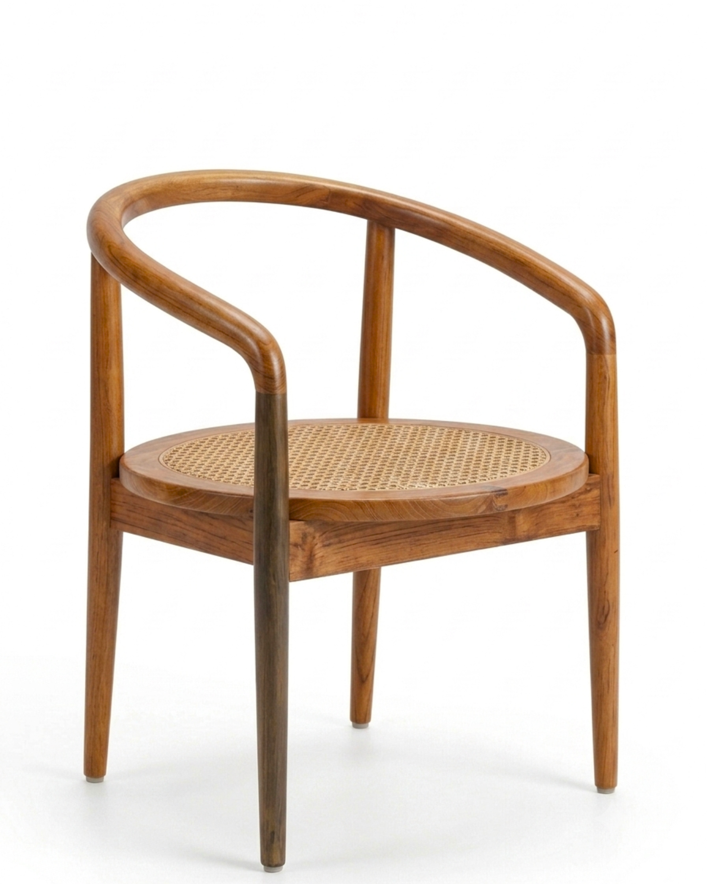 Bespoke Teakwood Rattan chair