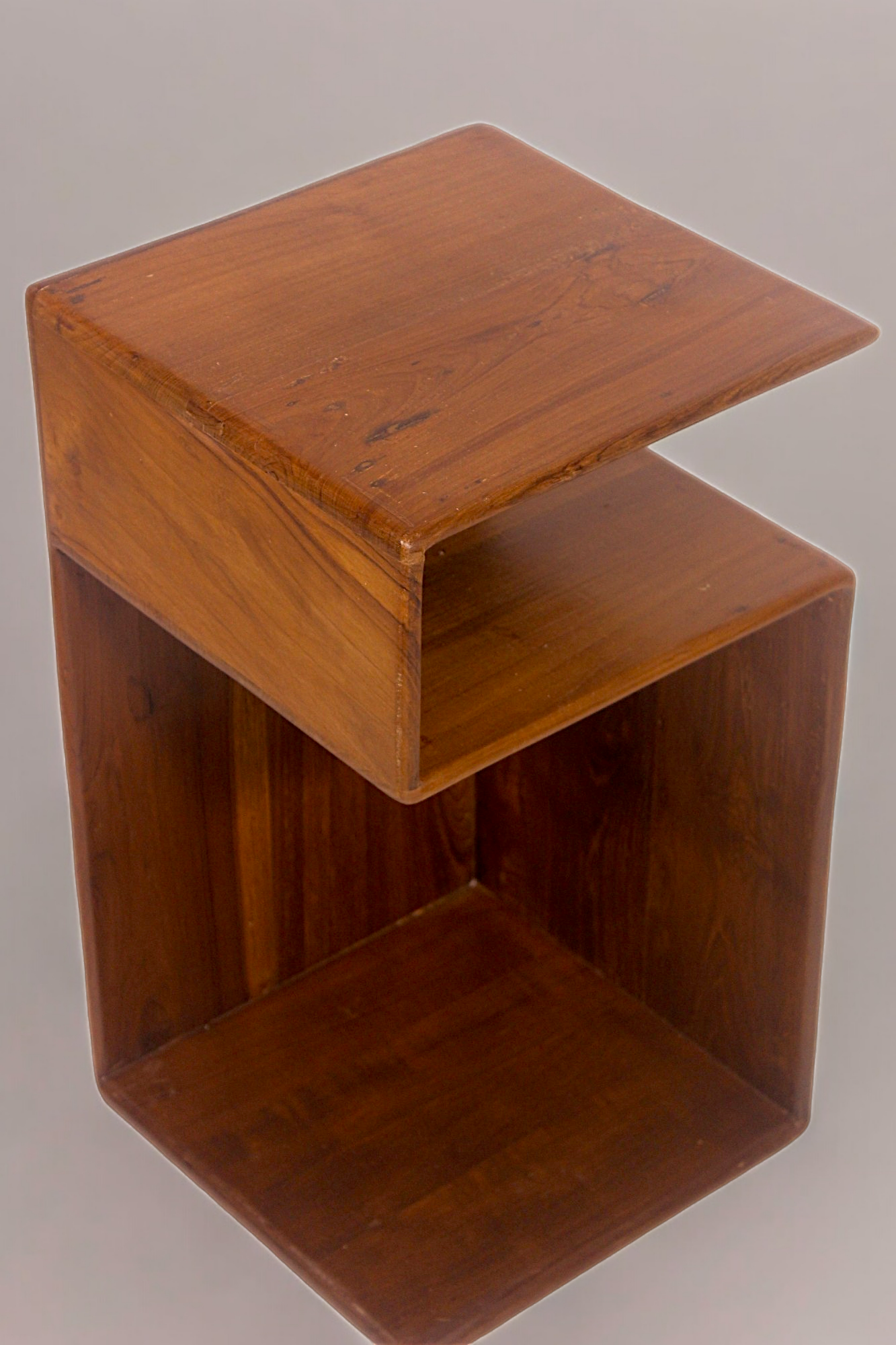 Teakwood Side Table - S shaped