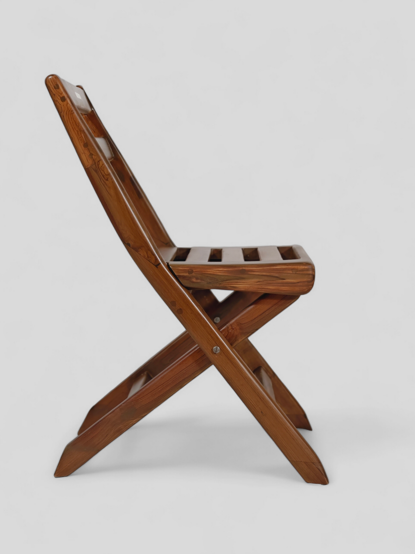 Teakwood Foldable Chair for work and dining - Namya