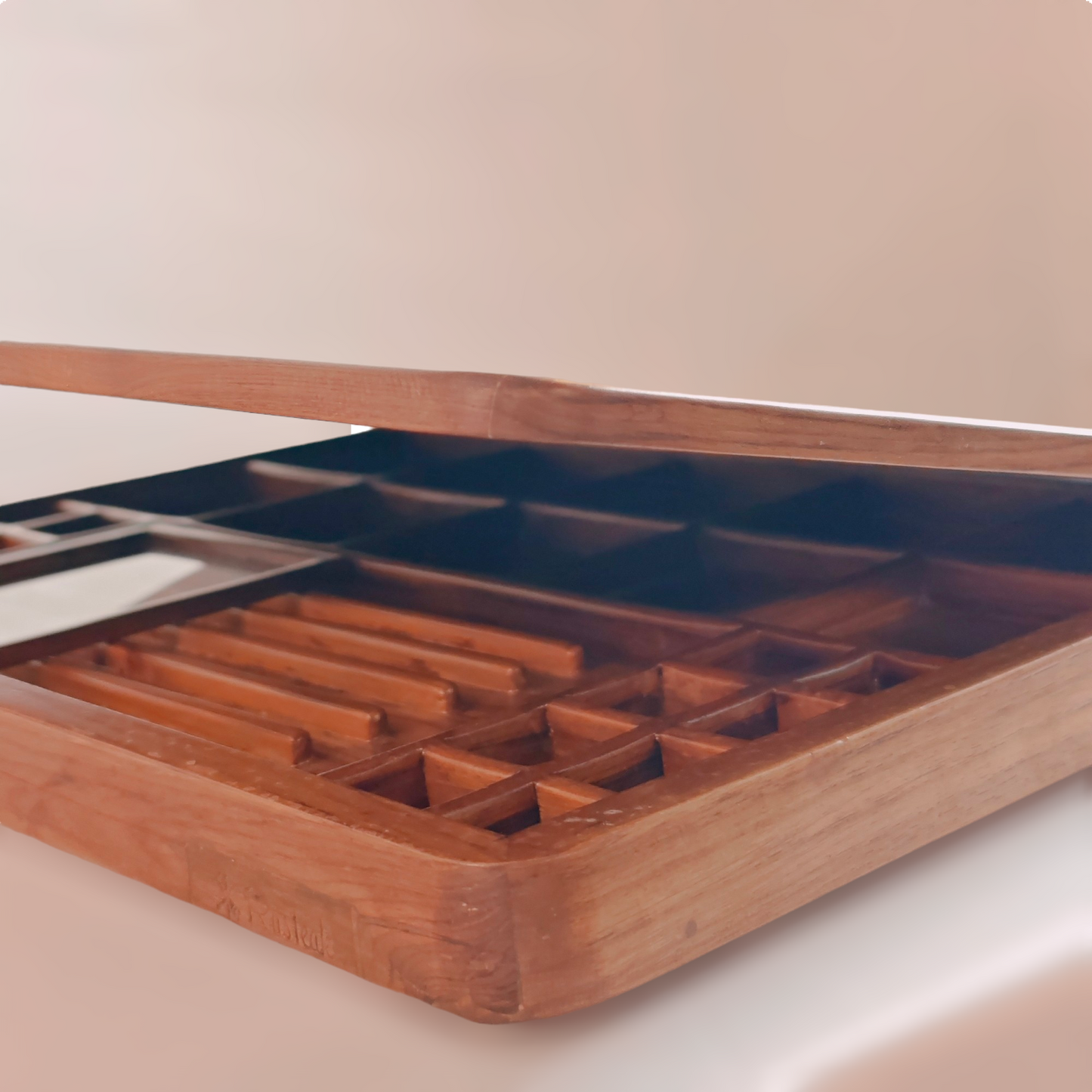 Teakwood Jewellery Box Organiser