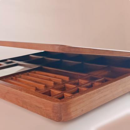 Teakwood Jewellery Box Organiser