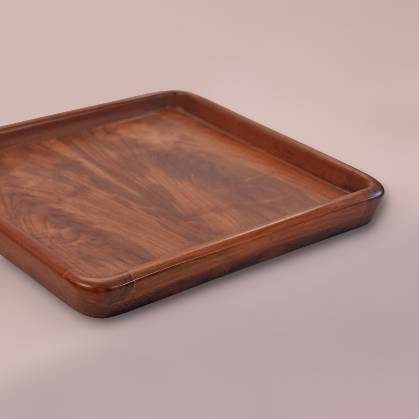 Teakwood Tray: Vara- Kaivalya