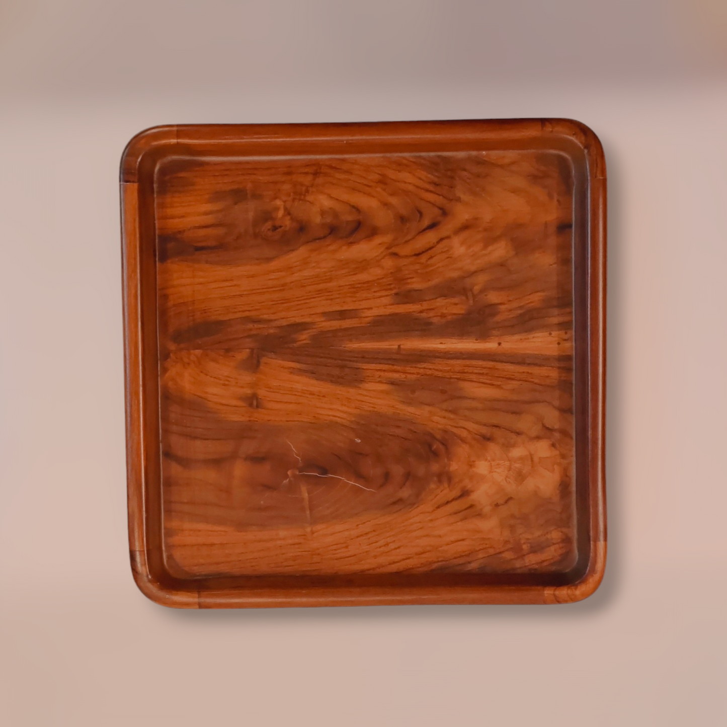 Teakwood Tray: Vara- Kaivalya