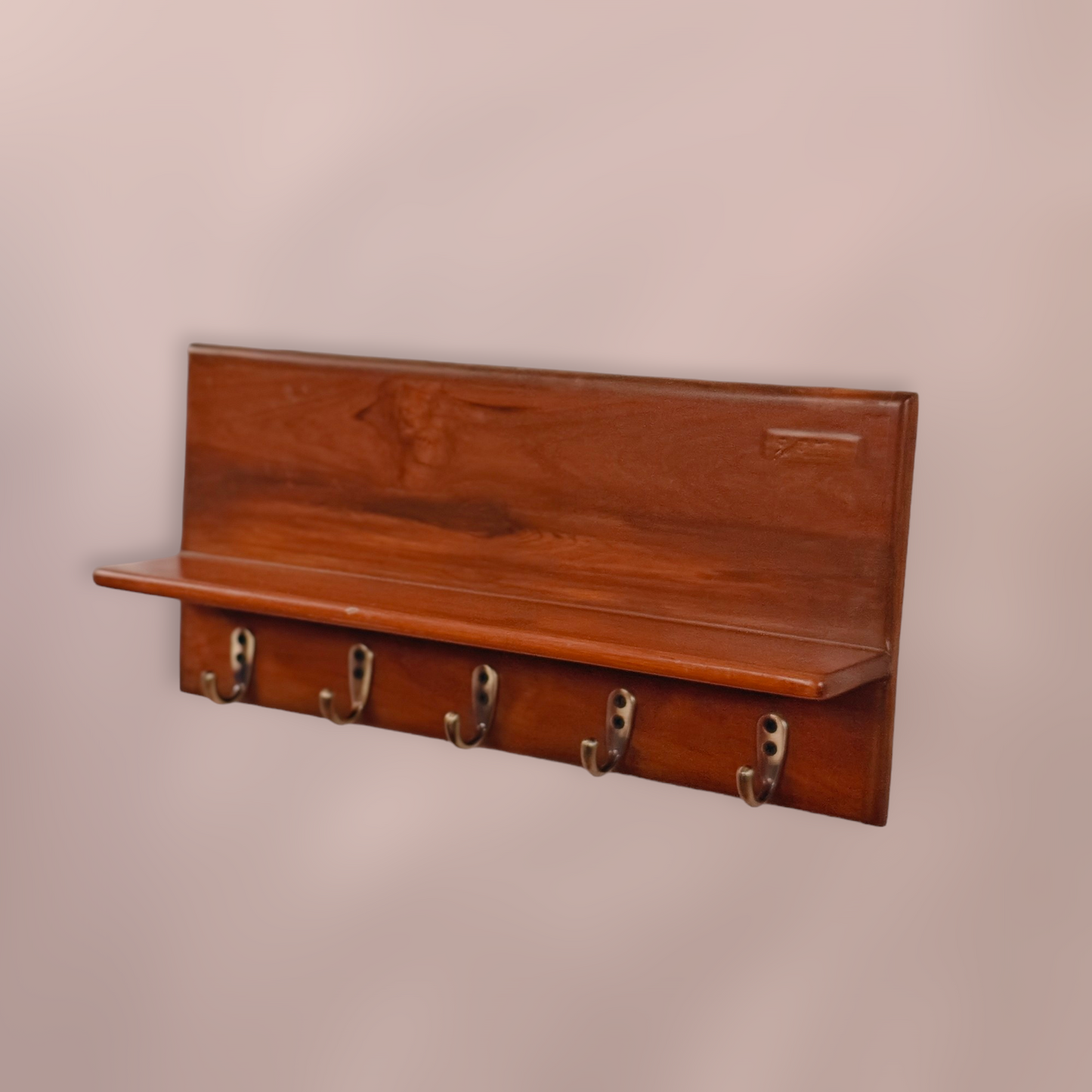 Dha - The Key holder with shelf (Teakwood)