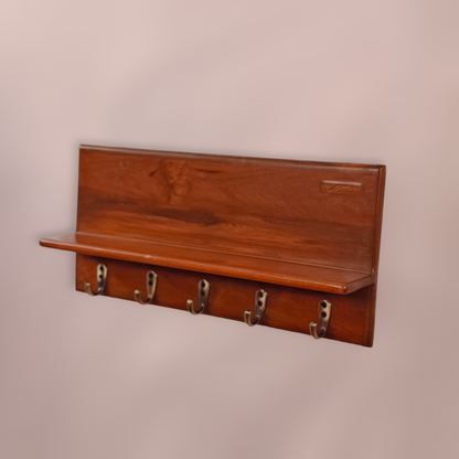 Dha - The Key holder with shelf (Teakwood)