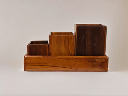 Trayah Patra - Teakwood Containers