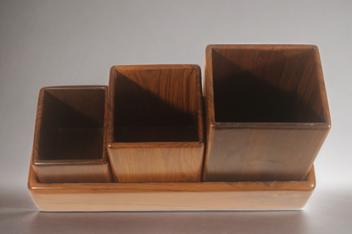 Trayah Patra - Teakwood Containers