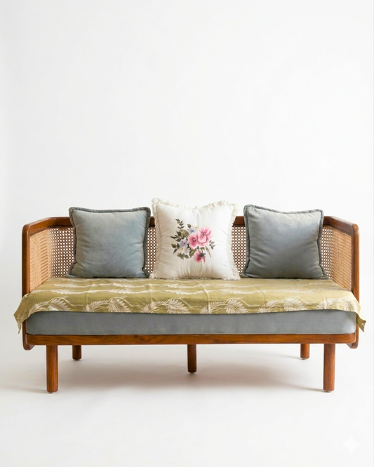 Two Seater Rattan Sofa