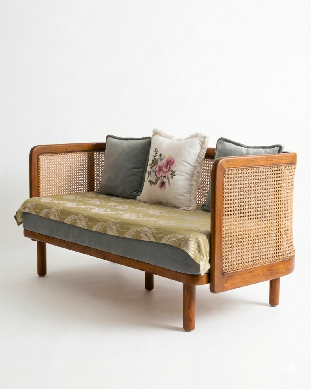 Two Seater Rattan Sofa