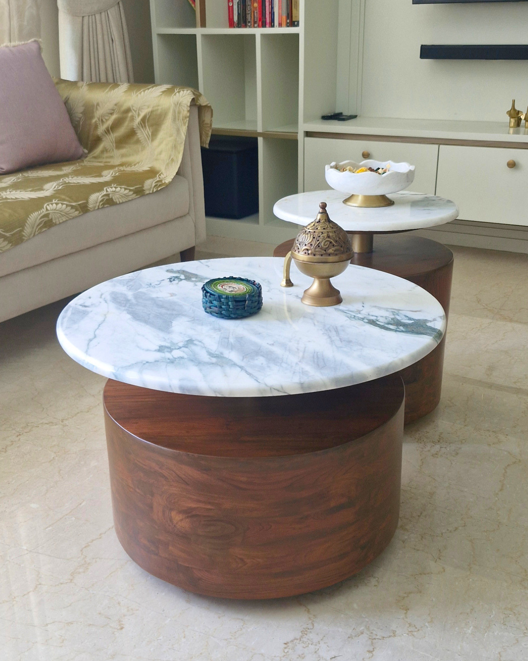 Bespoke Marble Centre Table Set