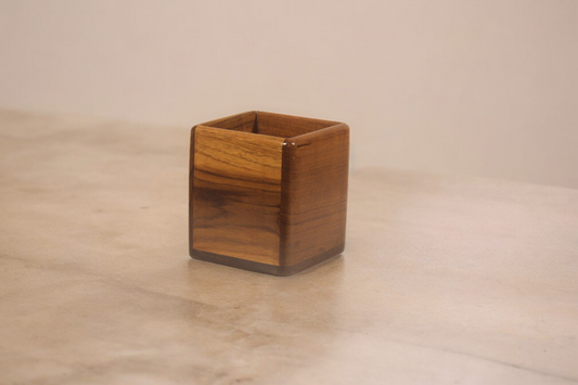 Vargah Patra - Teakwood Desk Organiser