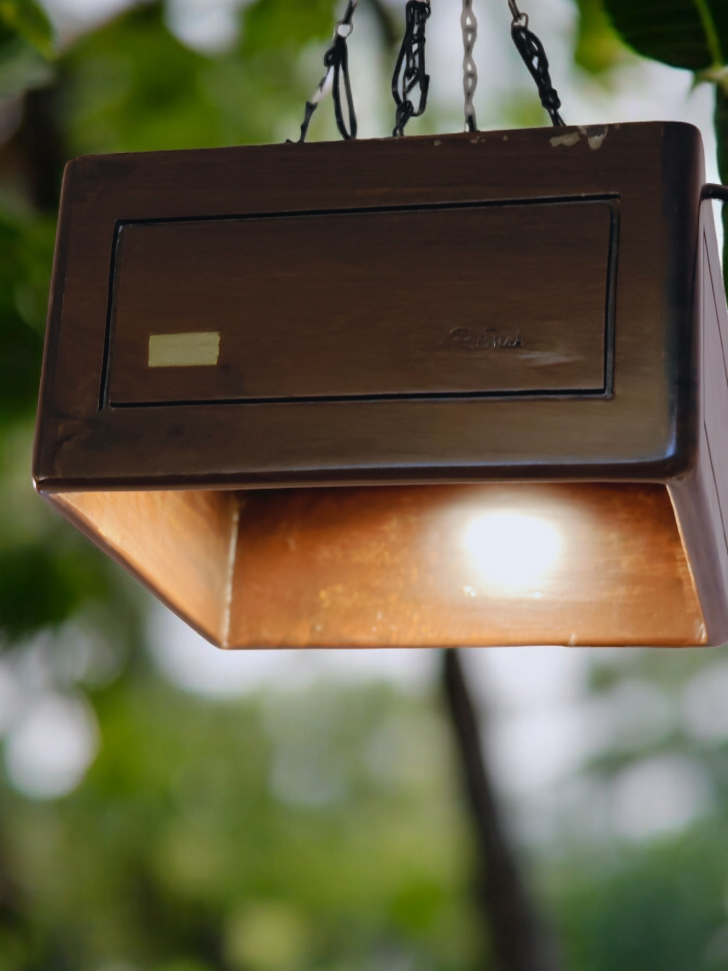 Vikriya Cuboid - Teakwood Lamp