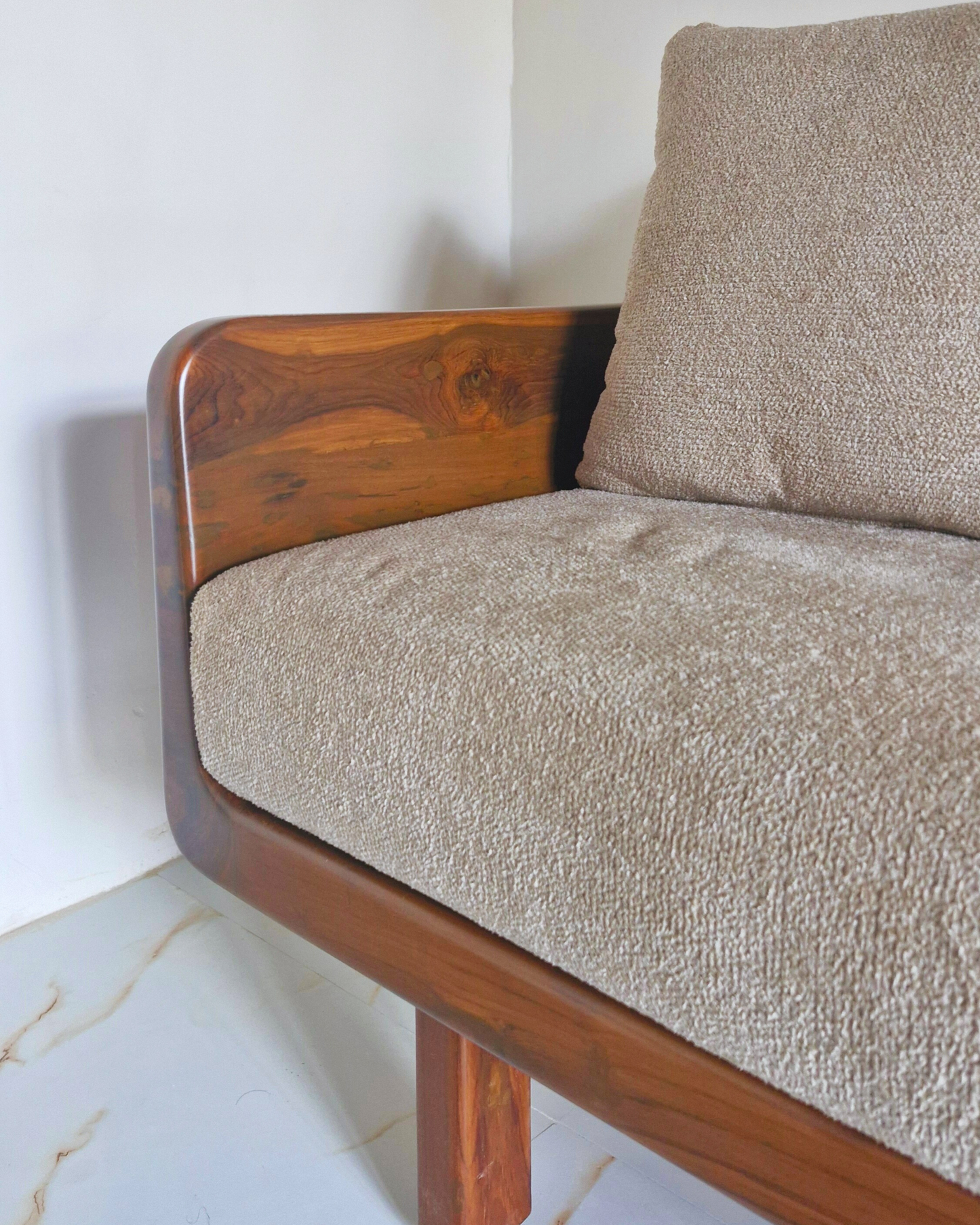 Sukhasandah- Luxury 3 seater Teakwood sofa