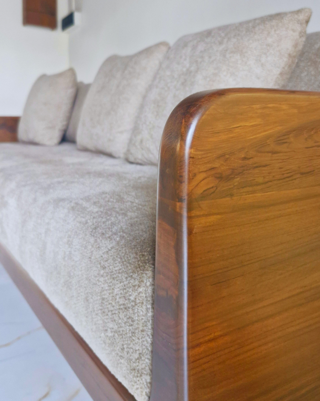 Sukhasandah- Luxury 3 seater Teakwood sofa