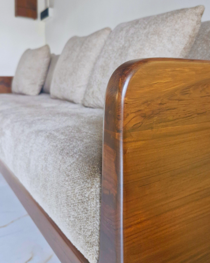 Sukhasandah- Luxury 3 seater Teakwood sofa